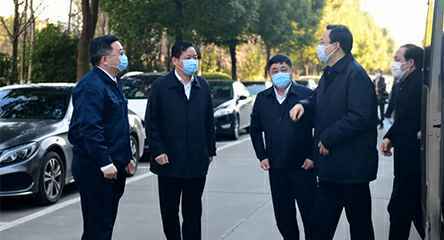 省委常委、苏州市委书记蓝绍敏来到天津天啸轴承制造有限公司调研
